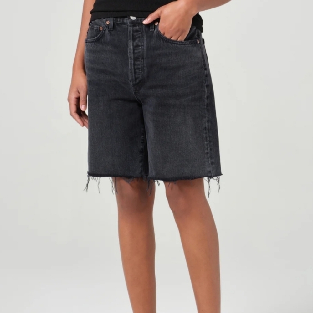 Agolde 90's Pinch Waist Short High Rise Straight Leg Jeans Size 24